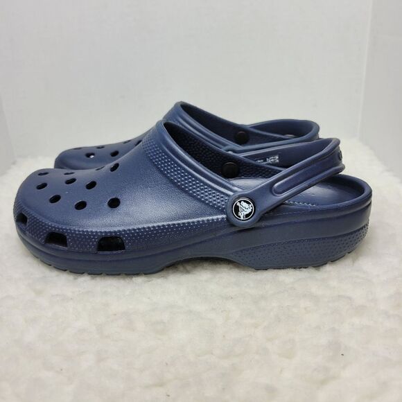 Crocs Classic Clog Slip On Shoes NAVY US Size Men\'s 9 Women\'s 11 main image 9
